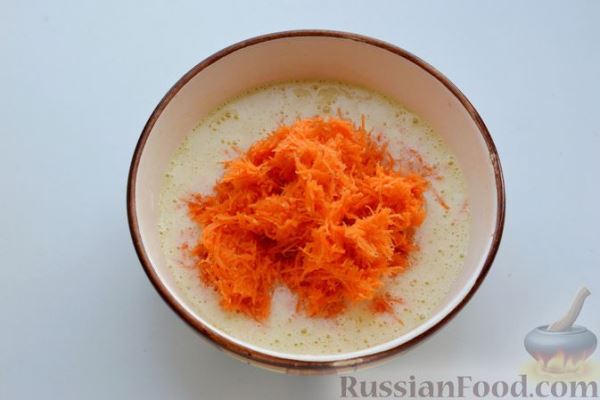 Морковное печенье с изюмом и корицей