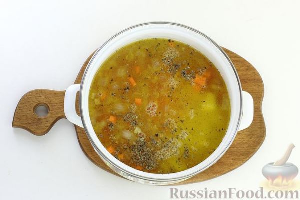 Сливочный суп с кукурузой и копчёной курицей
